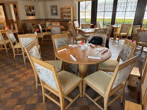 INFORMATION LOT ONLY 'AVAILABLE FOR IMMEDIATE OFFERS' Quality Restaurant Furniture from London Rooftop Japanese Restaurant Purchased for Circa &pound;140,000 (2023)