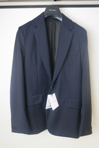 Paul Smith, Loro Piana's Green Storm System Fabric, Navy Blue Suit Blazer, Size UK 42 - EU 52. RRP &pound;750.