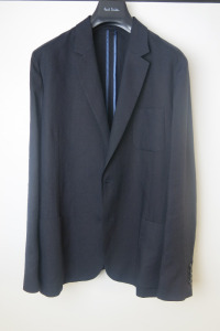 Paul Smith 100% Linen Navy Blue Suit Blazer, Size UK 44 - EU 54. RRP &pound;750.