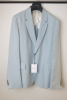 Paul Smith 100% Linen Baby Blue Suit Blazer, Size UK 42 - EU 52. RRP &pound;750.