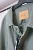 Paige Sage Green Button Up Denim Jacket, Size XL. RRP &pound;335. - 2