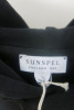 Sunspel Black Loopback Hoodie, Size L. RRP &pound;175. - 2