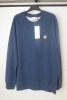 Maison Kitsune Paris Navy Sweatshirt, Size XL. RRP &pound;160.
