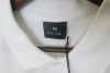 2 x Paul Smith White Longsleeve Kzebra Polo's, Size L, RRP &pound;95 each. - 2