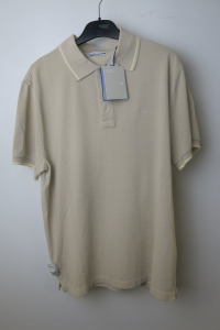 Jacob Cohen Cream Polo, Size M, RRP &pound;165.