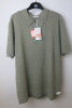 Profoumo Ribbed Khaki Polo, Size XL, RRP &pound;110.