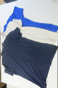 3 x Organic Polo Shirts, RRP &pound;59.99 each to Include: 1 x Medium Blue, 1 x Large White & 1 x Extra Large Navy.