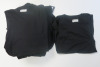 17 x Plain Black Organic T-Shirts, Assorted Sizes, RRP &pound;30 each.