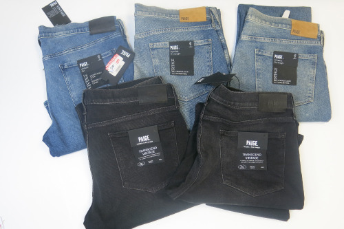 5 x Pairs of Paige Jeans, Size 36, to Include: 1 x Lennox Blue, 2 x Federal Washed Blue & 2 x Federal Black. RRP &pound;230 each.