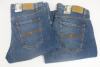 2 x Pairs of Nudie Jeans Solid Ollie Blue Jeans, W36 x L32. RRP &pound;145 each.