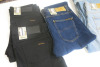 5 x Pairs of Nudie Jeans, W32 x L34, to Include: 2 x Black Lean Dean, 1 x Dark Blue Lean Dean & 2 x Blue Solid Ollie. RRP &pound;145 each. - 2