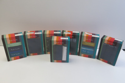 7 x Assorted 3pcs Packs of Paul Smith Trunks, Size M. RRP &pound;42 each.