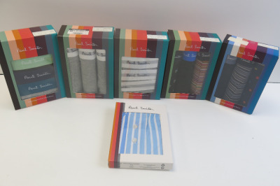 5 x Assorted 3pcs Packs of Paul Smith Trunks & 1 x Pair of Boxer Shorts, Size XL. RRP &pound;42 each.