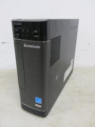 Lenovo 3230 PC, Running Windows 10 Pro. AMD E-450 APU with Radeon HD Graphics 1.65GHz, 4GB RAM, 439GB DD. Comes with Power Supply.