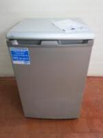 Beko Larder Fridge, Model LX5053S, A+ with Manuals. Size (H) 84cm x (W) 55cm x (D) 55cm. NOTE: Requires Plug.