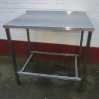 Dane Stainless Steel Prep Table. Size (H) 87cm x (W) 90cm x (D) 70cm