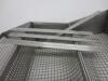 4 x Stainless Steel Basket Wall Hung Storage. Size H30cm x W72cm x D40cm - 4