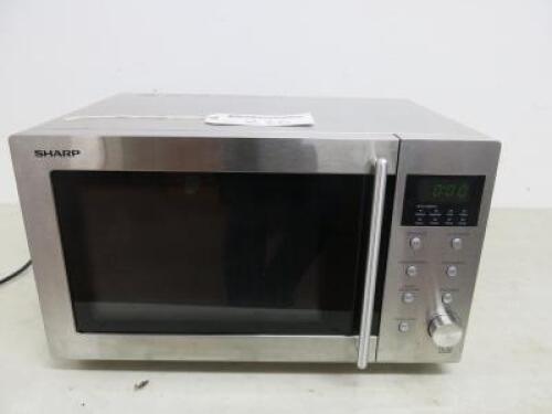 Sharp 800w Stainless Steel 23LT Programmable Microwave, Model R28STM with Manual