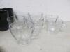 Assorted Quantity of Glass & China Nespresso Coffee Cups & Saucers (As Viewed & Pictured) - 3