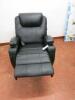 More4Homes Winged Recliner Chair, Rocking, 8 Point Massage, Swivel, Heated Gaming Bonded Leather Armchair. With 2 Cup Holders & Side Storage Pockets. Size H110cm x D85cm x W90cm - 4