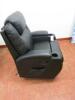 More4Homes Winged Recliner Chair, Rocking, 8 Point Massage, Swivel, Heated Gaming Bonded Leather Armchair. With 2 Cup Holders & Side Storage Pockets. Size H110cm x D85cm x W90cm - 6