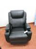 More4Homes Winged Recliner Chair, Rocking, 8 Point Massage, Swivel, Heated Gaming Bonded Leather Armchair. With 2 Cup Holders & Side Storage Pockets. Size H110cm x D85cm x W90cm - 9