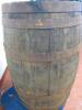 Large Wooden Barrel. Size (H) 87cm x (Dia) 65cm - 3