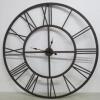 Vintage Large Metal Wall Clock. Size (Dia) 114cm