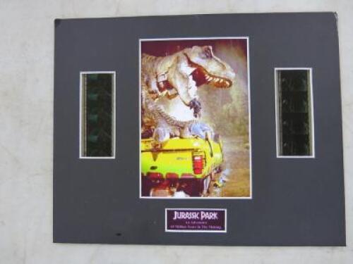 Mounted 35mm Film Cell from Jurassic Park with Signed Certificate of Authenticity