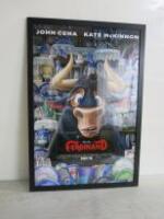 Promotional Film Poster of "Ferdinand". Wood Frame with Perspex Front, 96cm x 65cm