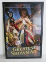 Promotional Film Poster of "The Greatest Showman". Wood Frame with Perspex Front, 96cm x 65cm