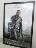 Promotional Film Poster of "The Dark Tower". Wood Frame with Perspex Front, 96cm x 65cm