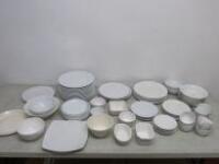 71 x Pieces of Assorted White Crockery (As Viewed/Pictured)