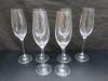 6 x Glass Champagne Flutes