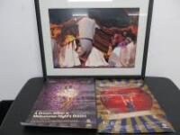 Framed, Glazed & Mounted Theatrical Performance Photograph, Size 50cm x 60cm & 2 x Ballet Black Signed Theatre Posters