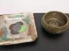 2 x Hand Made Ceramic Glazed Dishes, Inscribed SR and Dated 1999 - 4