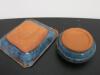 2 x Hand Made Ceramic Glazed Dishes, Inscribed SR and Dated 1999 - 5