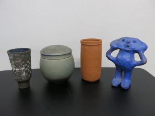 4 x Hand Made Ceramic Pieces (As Viewed/Pictured)