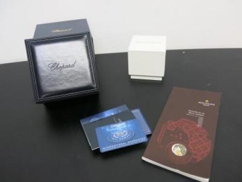 Lot of Watch Accessories to Include: Chopard Leather Watch Box with Brochure, Michael Korrs Watch Box, Longines Service Book & Patek Philippe Instruction Manual (As Viewed/Pictured)