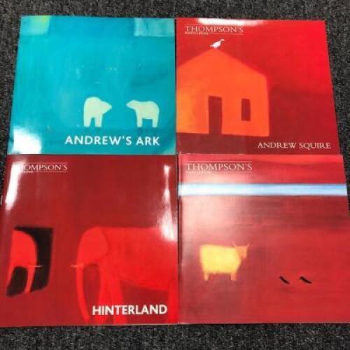 4 x Andrew Squire Thompson Marlebone Exhibition Catalogues - 2003/2007/2009/2011