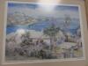 C.Holding, Waterlot Southampton Bermuda, Framed, Glazed & Mounted Print, Size 17 x 21.5" - 3