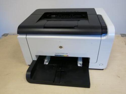 HP Colour Laser Jet Printer, CP1025. Comes with Power Supply & USB Cable