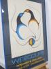Clemence Wescoupe,"Enchanted Birds", Framed & Glazed Townsite Gallery Poster, Size 34 x 22.5 - 2