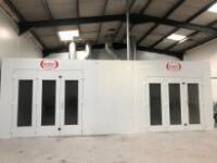 2018 M C Reeve Engineering NRG Plus Double Bay Spray & Bake Booths.