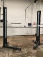 (2017) Nussbaum ATT Hymax S 3000kg 2 Post Vehicle Lift, S/N 408734, 3 Phase