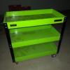 Sealey Mobile 3 Shelf Lime Green Trolley.