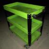 Sealey Mobile 3 Shelf Lime Green Trolley. - 2