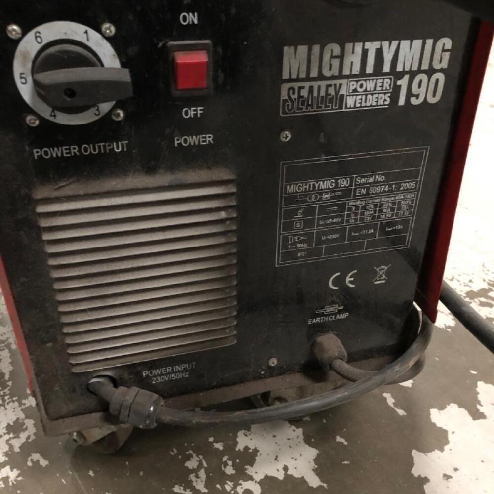 Sealey Mighty Mig 190 Power Mig Welder with Mask.