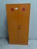 Flammable Liquids Lockable 2 Door Cabinet with Key