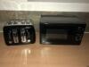 Assorted Canteen Equipment to Include: 2 x Microwaves, 2 x Kettle & Toaster (As Viewed)